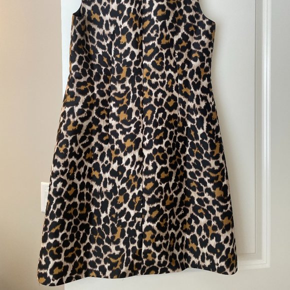 J. Crew Sheath Dress in Leopard --Size 0 - Picture 3 of 4